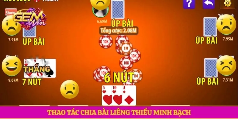 Thao tác chia bài liêng thiếu minh bạch